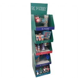 Skin care gift display stand with hooks